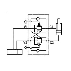Balansinis vožtuvas 3/8 flanšas ir ventiliuojamas FPOB50D382F35