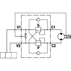 Dvigubas balansinis vožtuvas 3/8" FPO50D38LU20