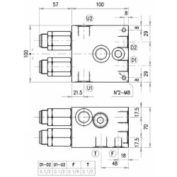 Balansinis vožtuvas 12 RP 1:3 VABALSF12