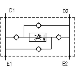 2 krypčių srauto reguliavimo vožtuvas DA VPR2BIRAB12V