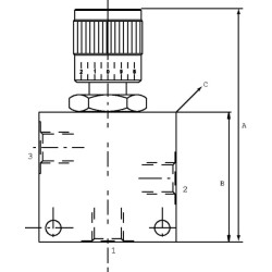 Srauto valdymas A12 A M 3 krypčių PP16001