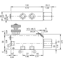 Srauto reguliavimo vožtuvas VPR3EP05001ST