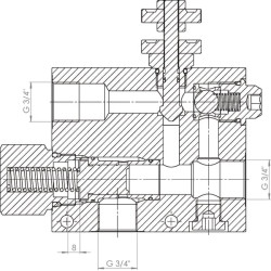 3 krypčių srauto reguliavimo laisvieji reversai FPRFU34R