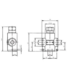 Srauto reguliavimo vožtuvas 3 padėčių 0-65l/min MTKA2VDM08