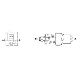 Tinkamas vožtuvas VSCR 06-C (6,1-10 L/min) VSCR06C