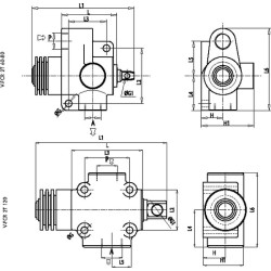 Ribinis vožtuvas V-FCR 2T G3/8" C056V0820