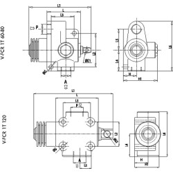 Ribinis vožtuvas V-FCR 1T G1/2" C056V0826