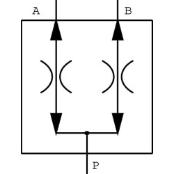 Srauto daliklis (12 l/min) 3/8 VDFR05003