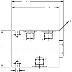 Srauto daliklis A06 3/8 CP3411001