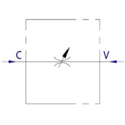 Droselinis vožtuvas VRB, G1/2" C056V0565