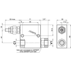 Sekvencinis vožtuvas 3/8 FPSQD05001