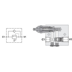 Plieninis sekos vožtuvas 3/4 FPSQD20001ST