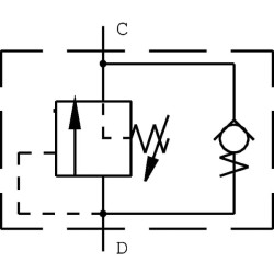 Slėgio mažinimo vožtuvas plienas VDSDB20001ST