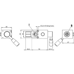 Rankinis stabdžių slėgio reguliatorius BPAM206120