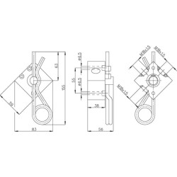 Atjungimo stabdžių valdymo vožtuvas BV201283 BV201283