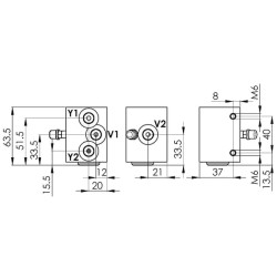 Dviejų slėgių vožtuvas 20 3169 203169