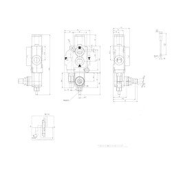 Malkų skaldymo vožtuvas 3/8" P35U17KZ1TG