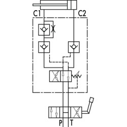 Rotacinis plūgo vožtuvas VRAP DE, stūmoklis 80–100 mm C056V0300