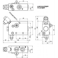 Smūginis vožtuvas ir apsauginis 3 padėčių FPEXCHEV1234S35
