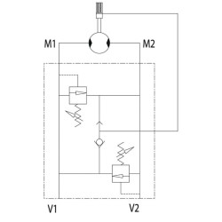Kryžminis apsauginis vožtuvas VAU, OMP/OMR C056V0500
