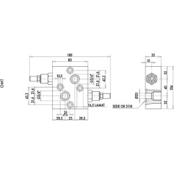 Kryžminis apsauginis vožtuvas VAU OMT C056V0505