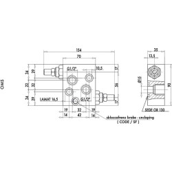 Kryžminis vožtuvas VAU OMS C056V0490