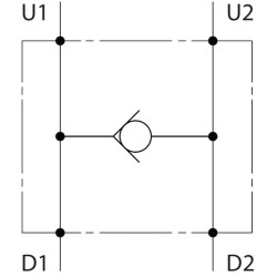 Atbulinis vožtuvas VANT/40/OMP-OMR VANT40OMR