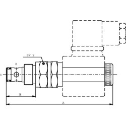 2/2 vožtuvo kasetė NO EW08MNO10TB