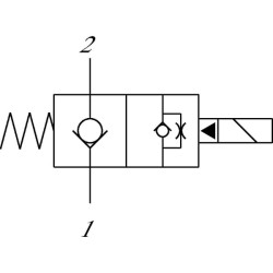 Kasetės vožtuvas 2/2 SVP10-NC-00-B-00 SVP10NC00B00