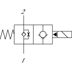 Kasetės vožtuvas 2/2 SVP10-NO-00-B-00 SVP10NO00B00