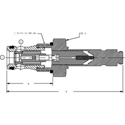 Kasetės vožtuvas 2/2 CP502-3-B-0-NC CP5023B0NC