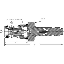 Vožtuvas 2/2 SVP12-NCR-00-00-XC-B-00 SVP12NCR00B00