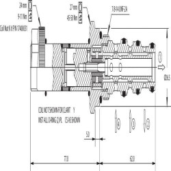 Valdymo vožtuvas 4/2 SV10-24-07-00-00-B-0 SV1024070000B00