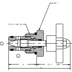 Uždarymo vožtuvo kasetė CP6101B0B