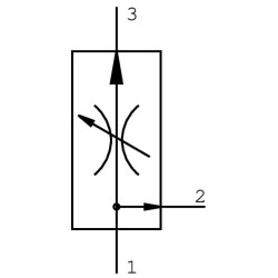 Srauto reguliavimo vožtuvas VRC06-M-1.25-00 VRC06M125