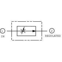 Srauto reguliavimo kasetė, 2 krypčių, CP300-2-B-0-K, CP3002B0K
