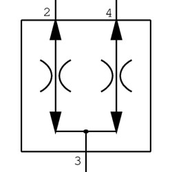Srauto daliklis CP3411B01010