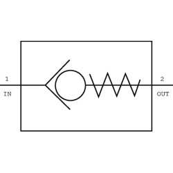 Atbulinis vožtuvas CP101-1-B-0-005 CP1011B0005