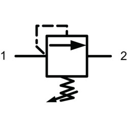 Slėgio mažinimo vožtuvas su Dam MO432
