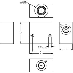 Aliuminio korpusas SDC 8-2-A-0 CP982A06M