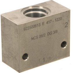 Aliuminio korpusas NCS 06/2 3/8 BSP CP9062A06ANCS