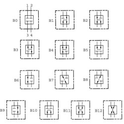 Ertmės kamštis, 4 krypčių, 10 serija, CP93104B0