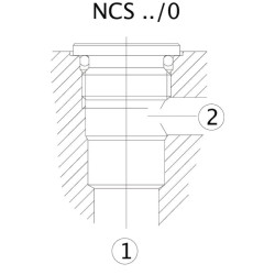 Ertmės kamštis NCS06/3 NCS063B0