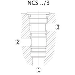 Ertmės kamštis NCS06/3 NCS063B0