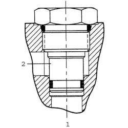 Ertmės kamštis, 2 krypčių, 12 serijų, CP93122B0