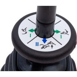 Vieno mygtuko valdymo svirtis, skirta sunkiems IMCL33901B modeliams