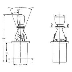 Valdymo svirtis PVREL - 155U2606 PVREL155U2606