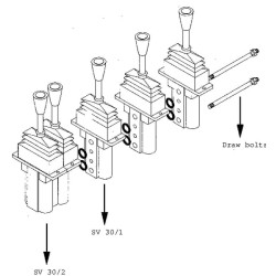 Servo rankena SV30/1-B/01G-001Ax2 SV301B01G