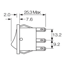 Stabdymo svirties jungiklis nuo 2012 m. AL9TPN