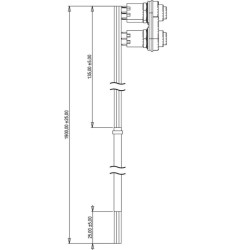 Priekinė plokštelė su trimis mygtukais IMFRCL84933B